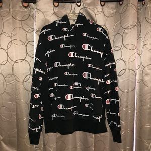 Champion Reverse Weave Hoodie Sweatshirt with Front Pocket Mens Size X-Large